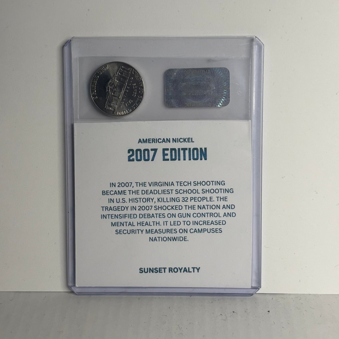 2007 U.S Nickel - American Coin Collection