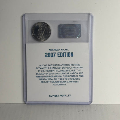 2007 U.S Nickel - American Coin Collection