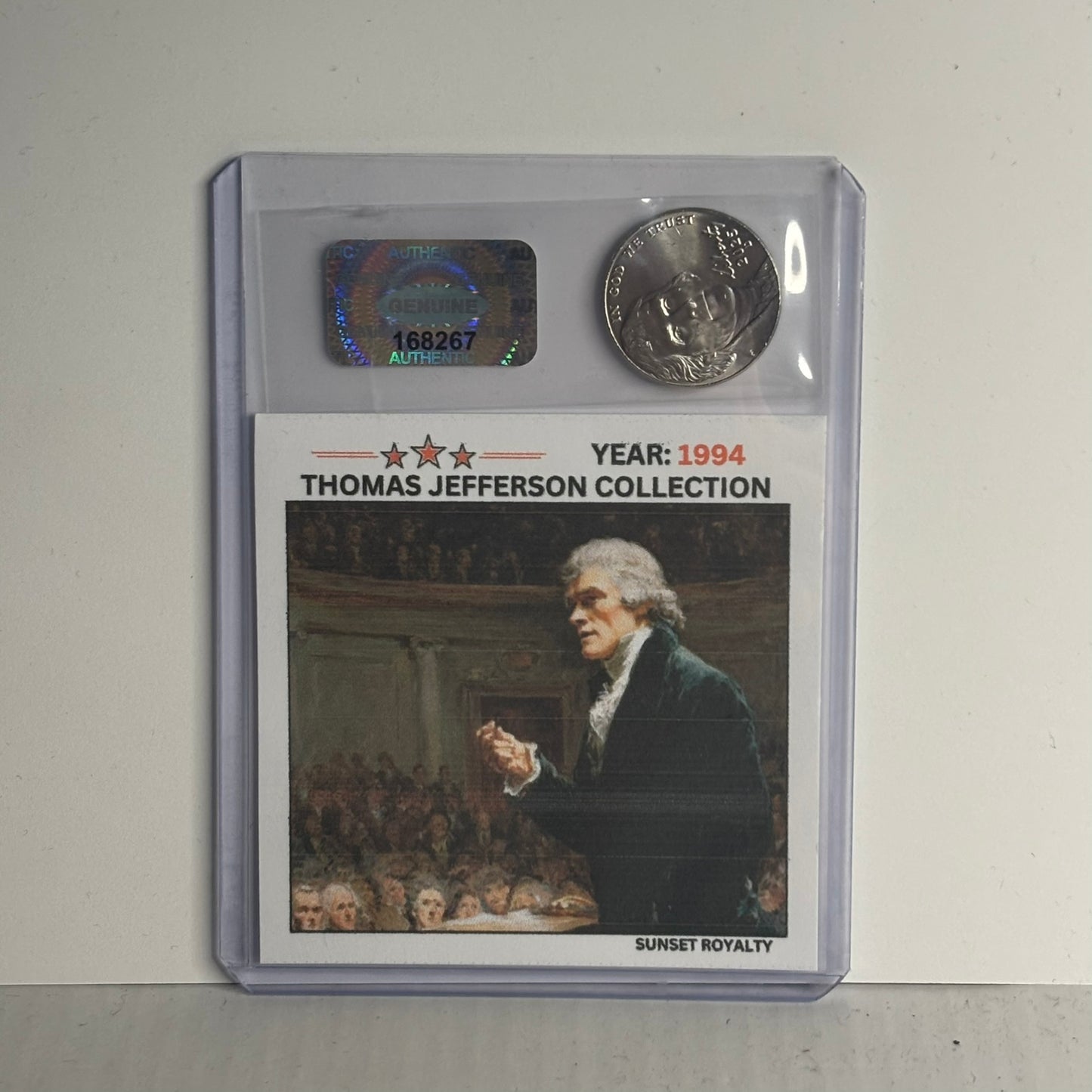 1994 Nickel - Thomas Jefferson Collection