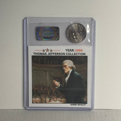 1994 Nickel - Thomas Jefferson Collection