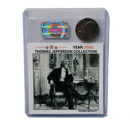2001 Nickel - Thomas Jefferson Collection