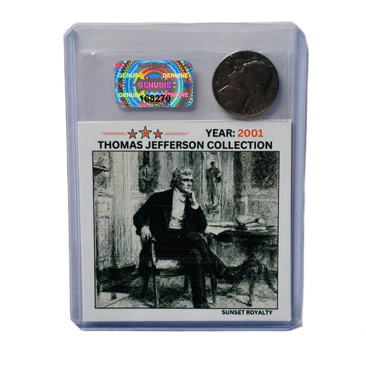 2001 Nickel - Thomas Jefferson Collection