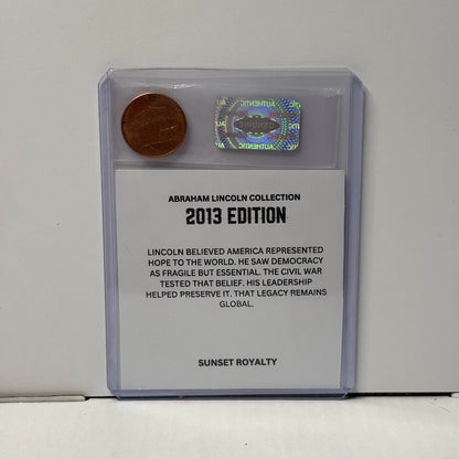 2013 Penny - Abraham Lincoln Collection