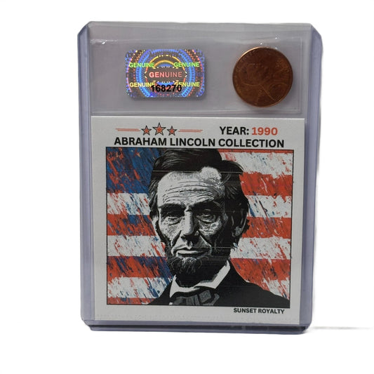 1990 Penny - Abraham Lincoln Collection