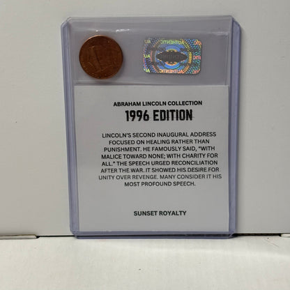 1996 Penny - Abraham Lincoln Collection
