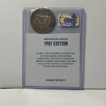 1981 Half Dollar - American Coin Collection