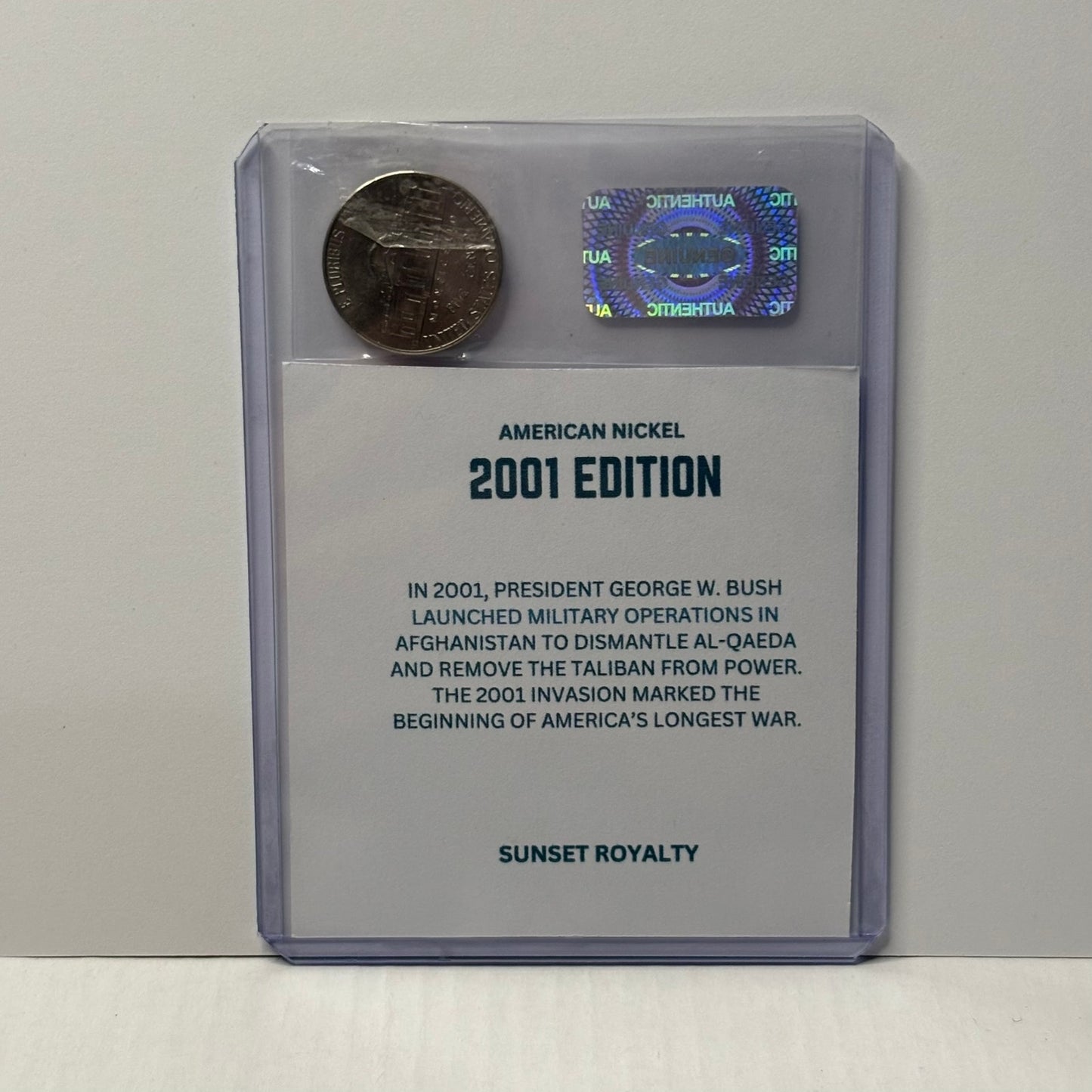2001 U.S Nickel - American Coin Collection