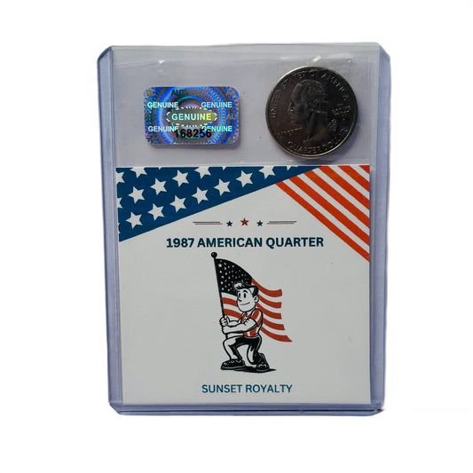 1987 U.S Quarter - American Coin Collection