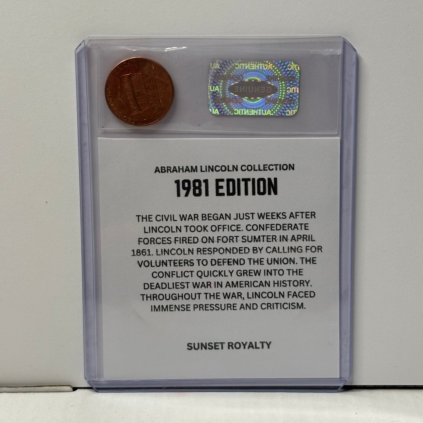 1981 Penny - Abraham Lincoln Collection
