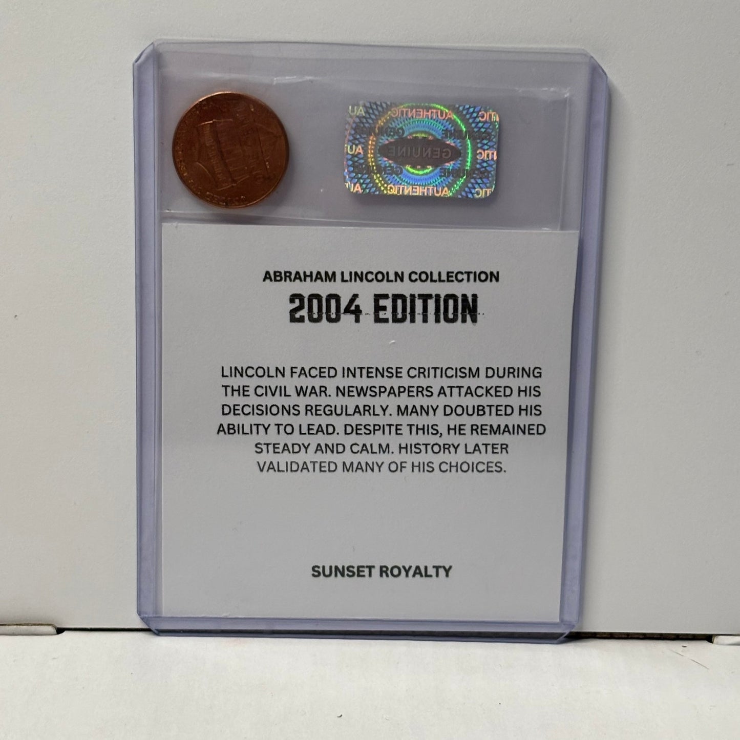 2004 Penny - Abraham Lincoln Collection