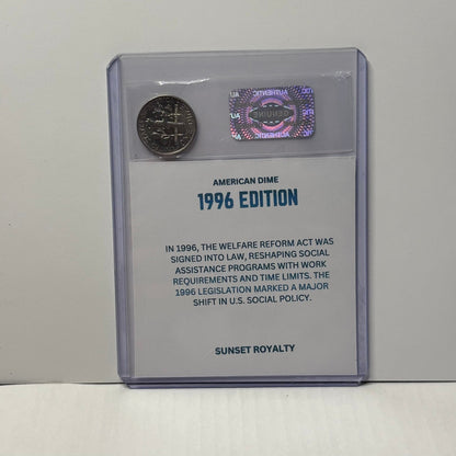 1996 U.S Dime - American Coin Collection