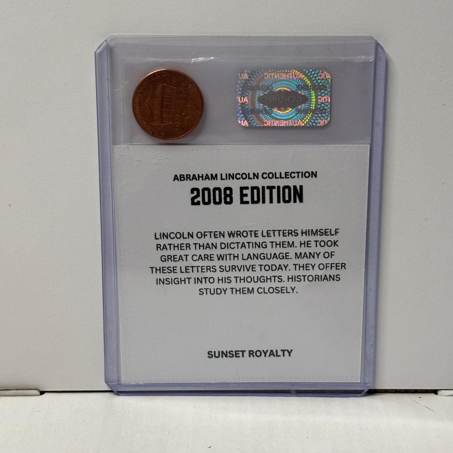 2008 Penny - Abraham Lincoln Collection