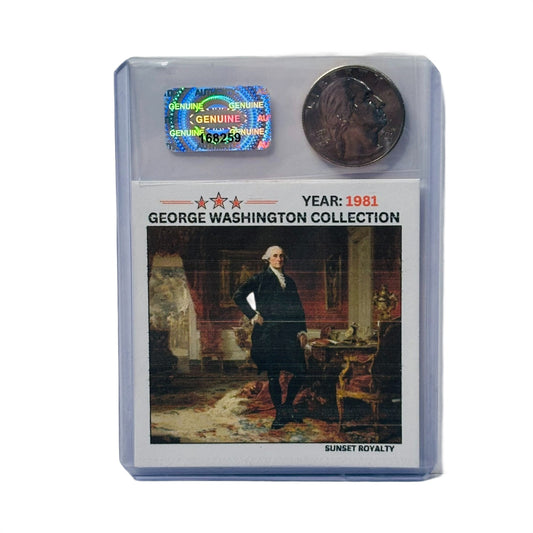 1981 Quarter - George Washington Collection