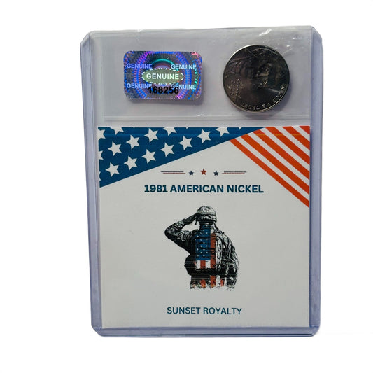 1981 U.S Nickel - American Coin Collection