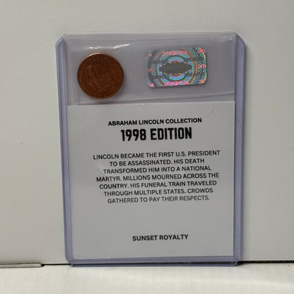 1998 Penny - Abraham Lincoln Collection