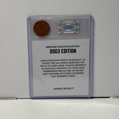 2003 Penny - Abraham Lincoln Collection