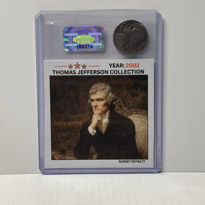 2002 Nickel - Thomas Jefferson Collection