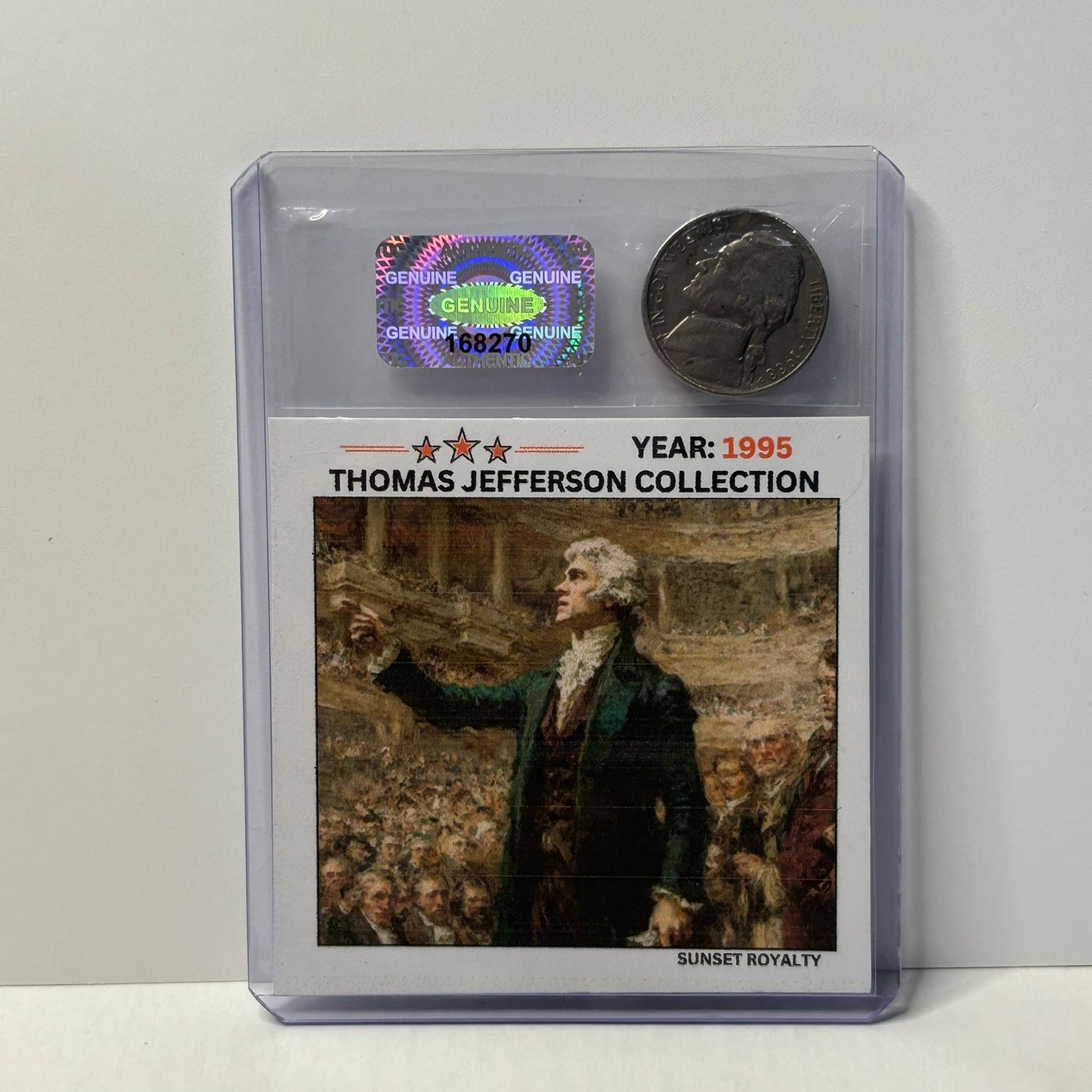 1995 Nickel - Thomas Jefferson Collection