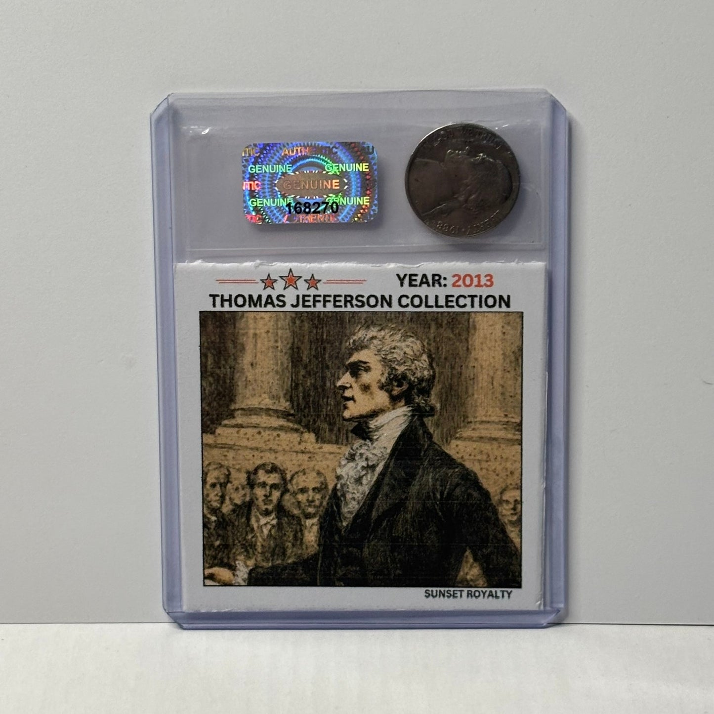 2013 Nickel - Thomas Jefferson Collection