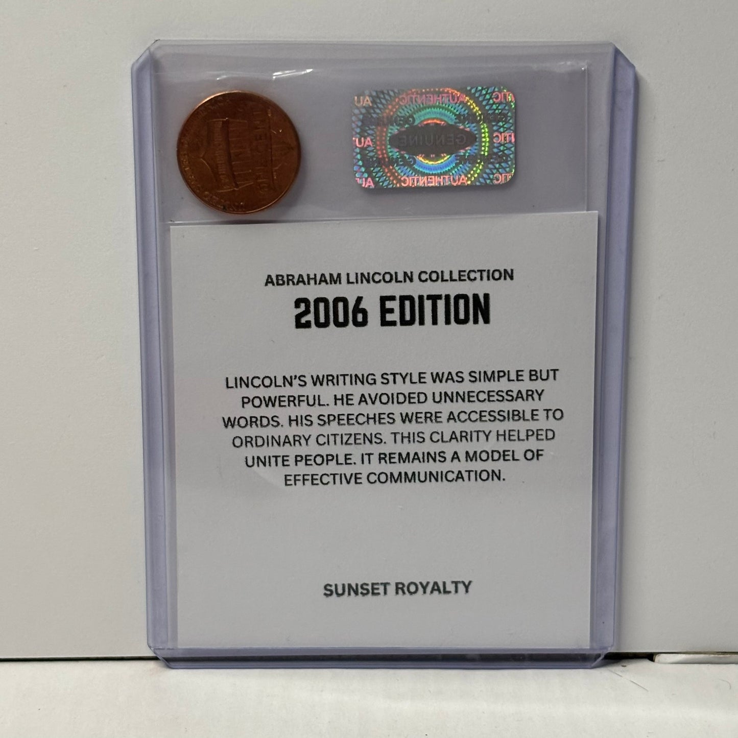 2006 Penny - Abraham Lincoln Collection