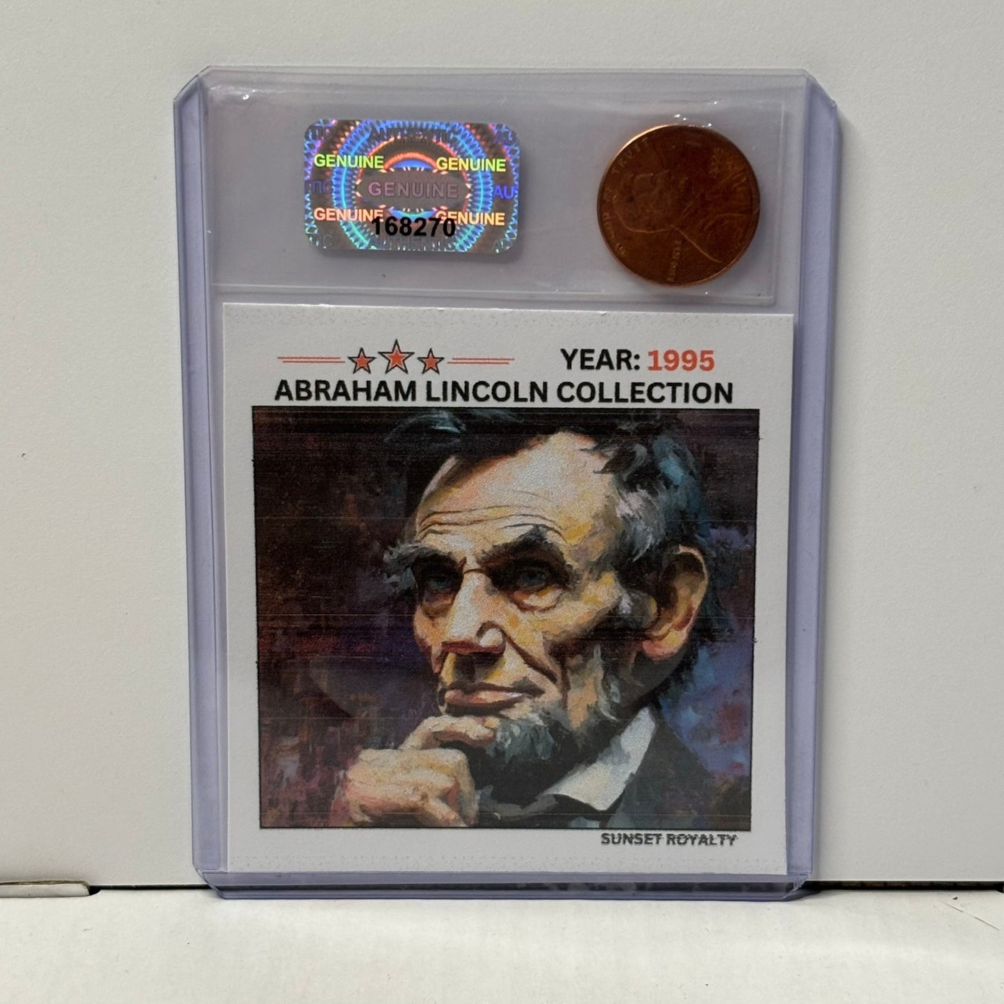 1995 Penny - Abraham Lincoln Collection
