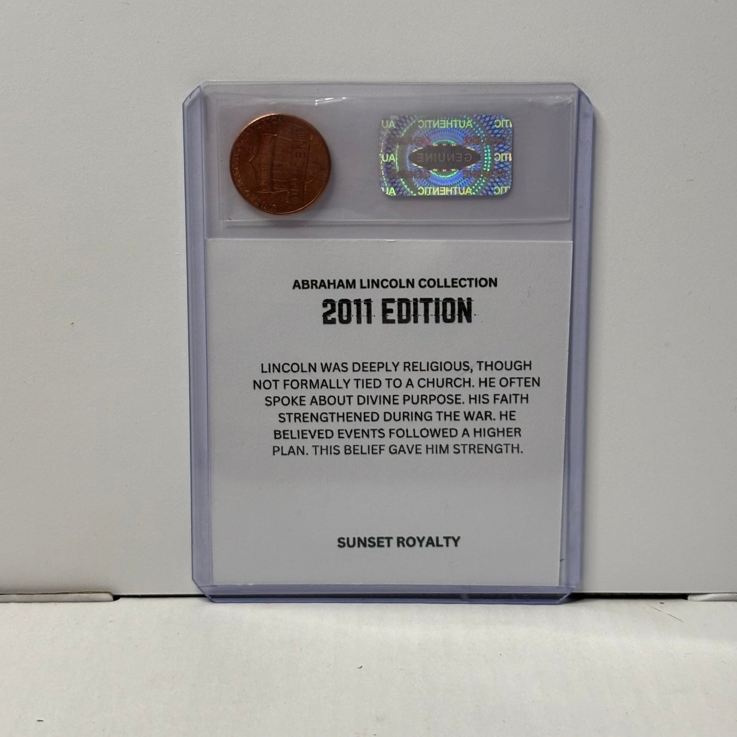 2011 Penny - Abraham Lincoln Collection