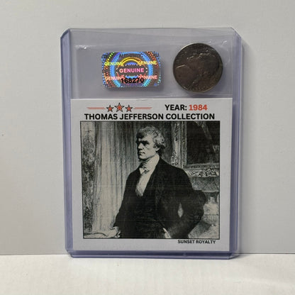 1984 Nickel - Thomas Jefferson Collection